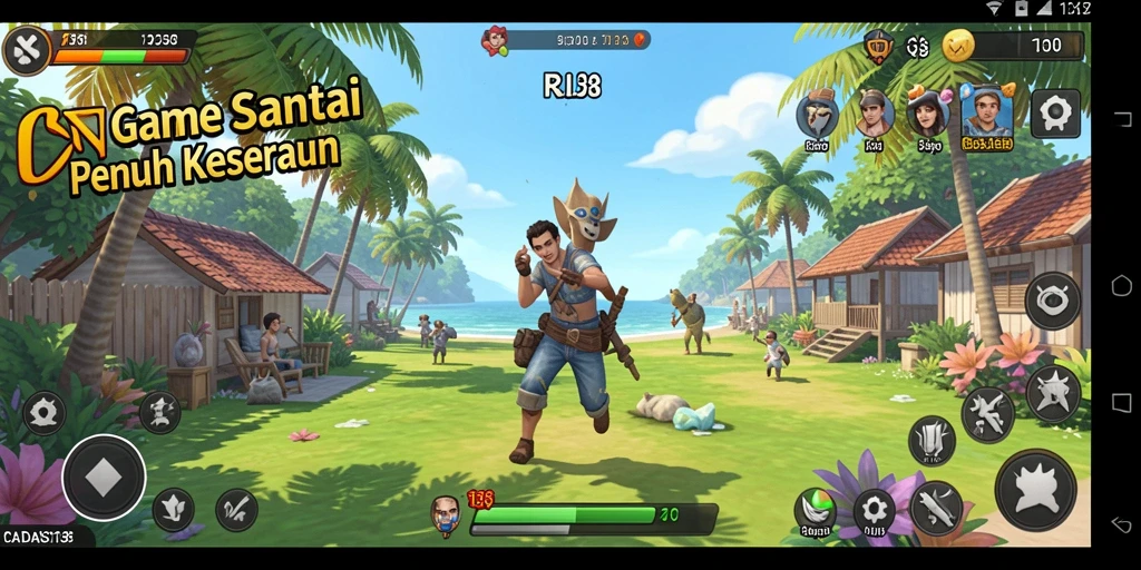 Tangkapan layar gameplay CADAS138 menunjukkan keseruan bermain santai yang menarik.