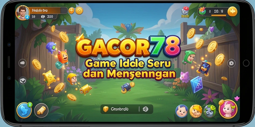 Tampilan utama gameplay GACOR78 yang menarik dan interaktif.