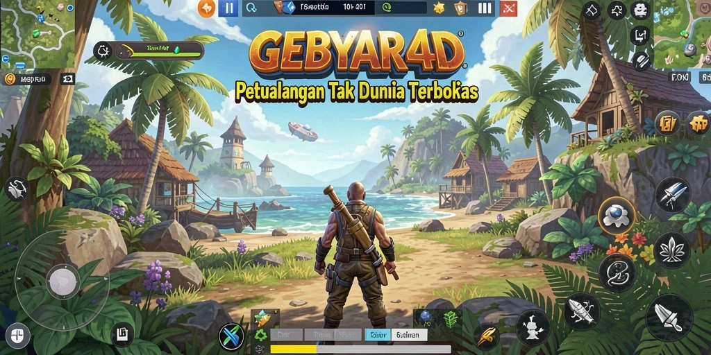 Menampilkan gameplay <strong>GEBYAR4D</strong> dengan eksplorasi dunia terbuka yang menarik.