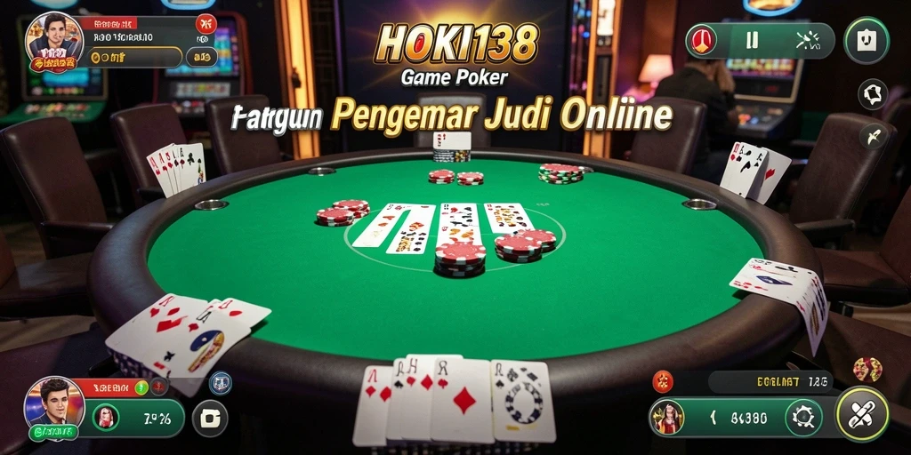 Gameplay HOKI138 menampilkan kartu Poker yang menarik dan interaksi antar pemain.