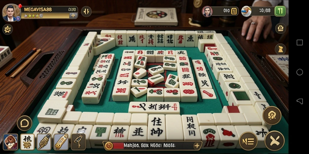 Gameplay seru dan menantang di MEGAVISA88 saat bermain Mahjong.