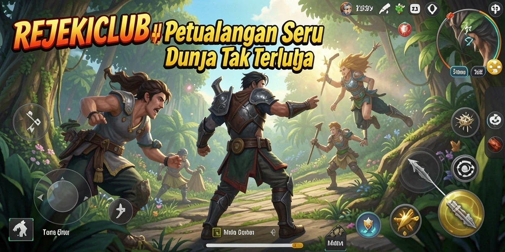 Gameplay seru dan mengasyikkan dari REJEKICLUB dalam dunia penuh petualangan.