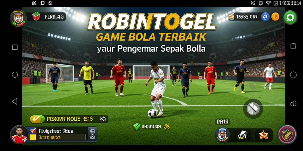 Tampilan gameplay ROBINTOGEL yang seru dan mengasyikkan di lapangan.