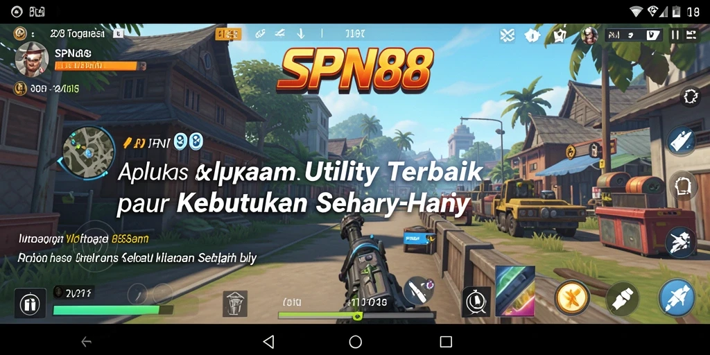 Tangkapan layar utama SPN88 yang menunjukkan antarmuka pengguna yang intuitif.